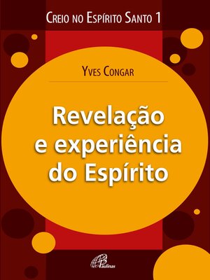 cover image of Revelação e experiência do Espírito